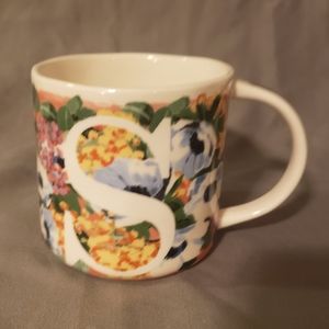 Anthropologie Monogram Mug - "S"